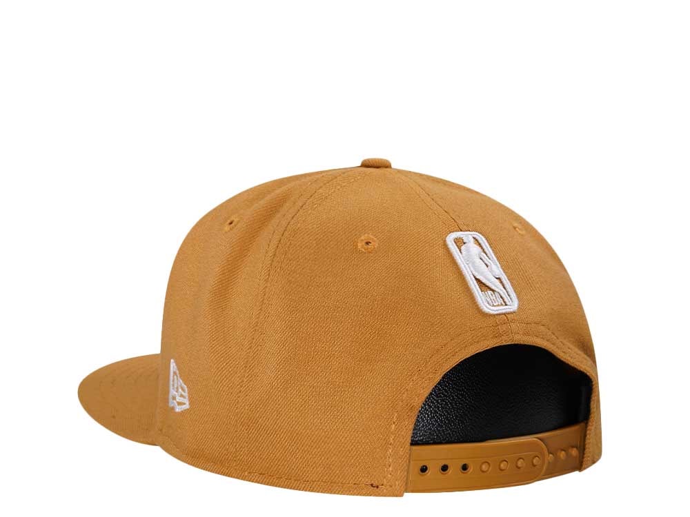 New Era Charlotte Hornets Panama Tan Edition 9Fifty Snapback Gorra