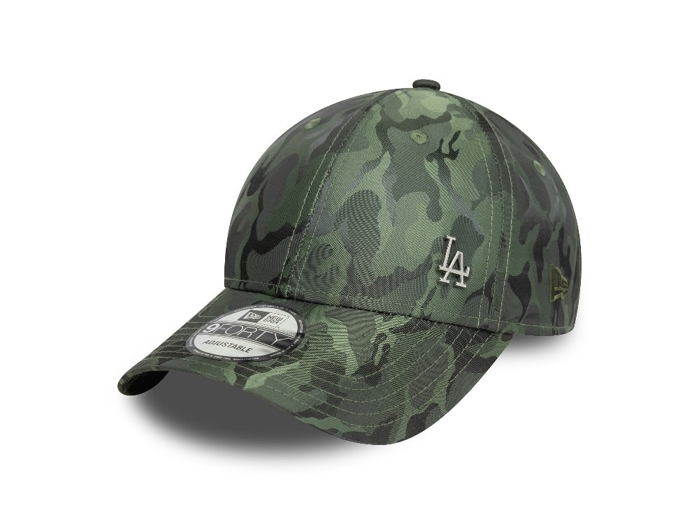 New Era Los Angeles Dodgers Flawless Pin Camouflage 9Forty Strapback Gorra