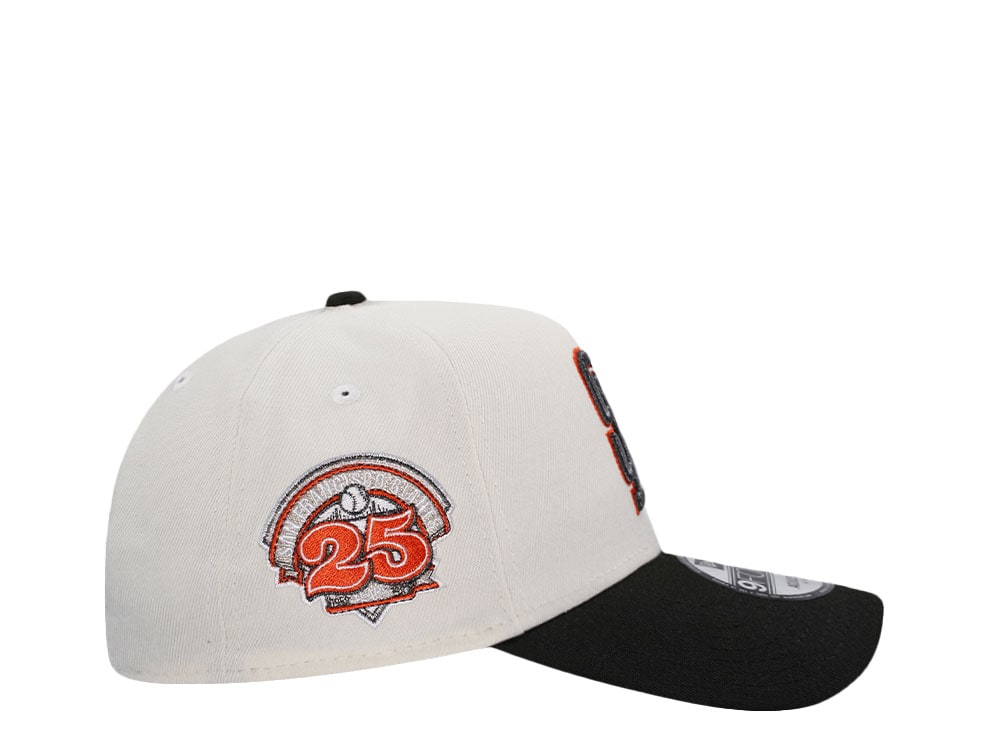 New Era San Francisco Giants 25th Anniversary Chrome Throwback Two Tone Edition 9Forty A Frame Snapback Gorra