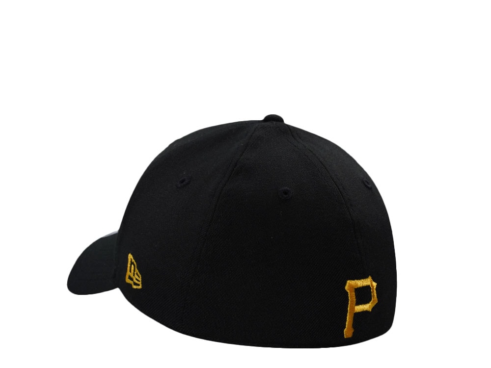 New Era Pittsburgh Pirates Black Script Edition 39Thirty Stretch Fit Gorra