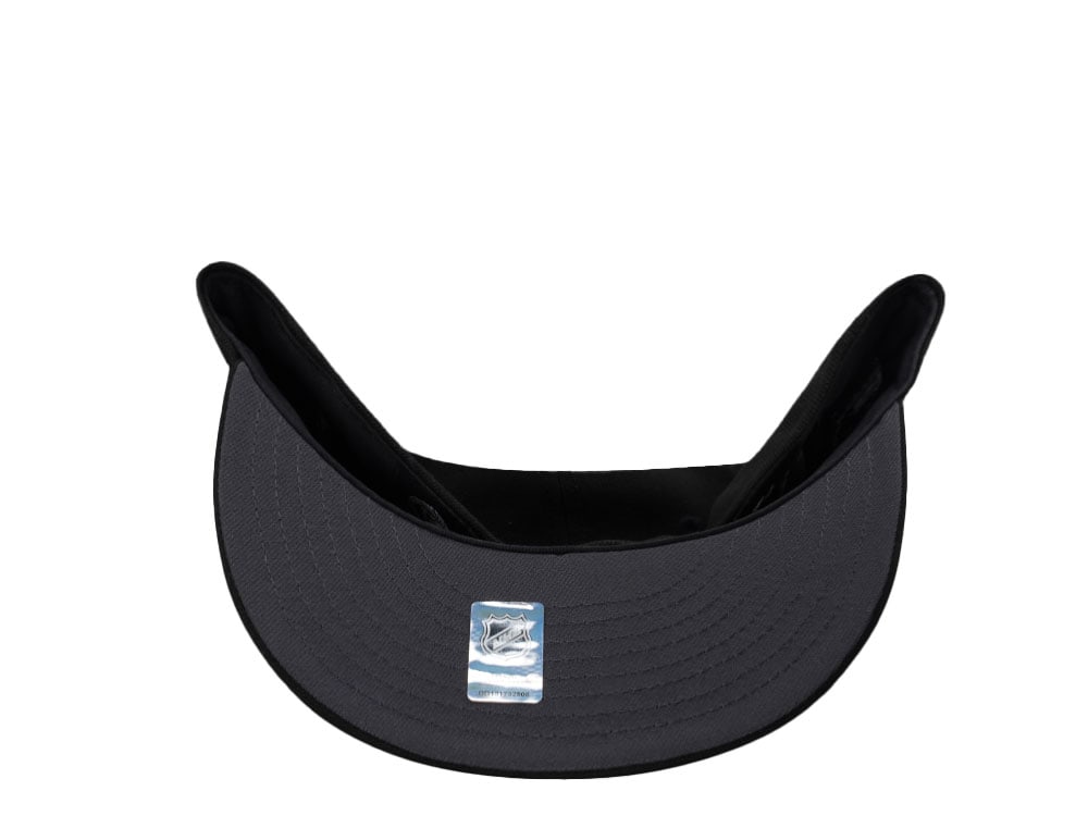 New Era Seattle Kraken Inaugural Season Metallic Black Prime Edition 59Fifty Fitted Gorra