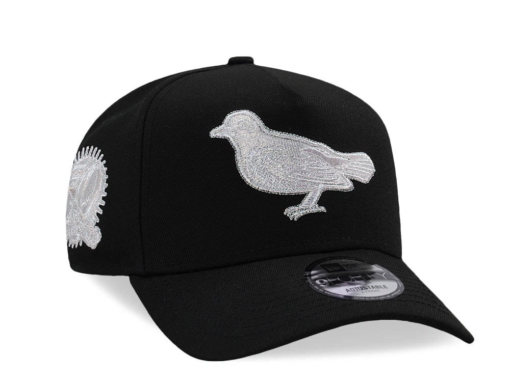 New Era Baltimore Orioles 50th Anniversary Black Metallic Edition 9Forty A Frame Snapback Gorra