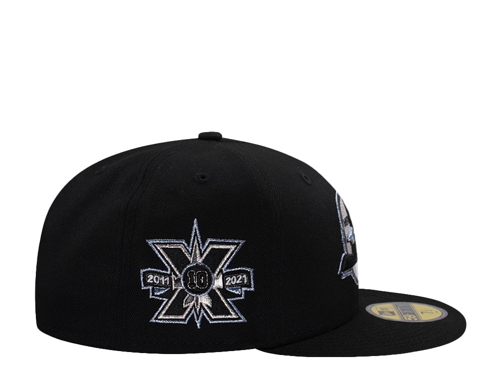 New Era Winnipeg Jets 10th Anniversary Black Prime Edition 59Fifty Fitted Gorra