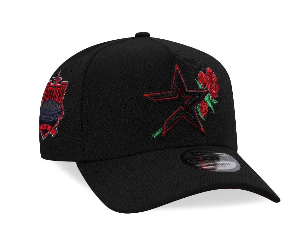 New Era Houston Astros Stadium Patch Red Rose Edition 9Forty A Frame Snapback Gorra