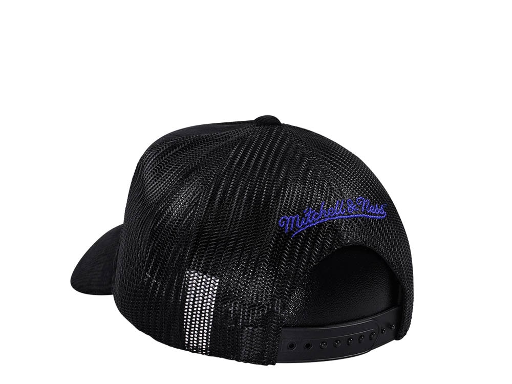 Mitchell & Ness Charlotte Hornets Times up Black Cord Hardwood Classic Trucker Snapback Gorra