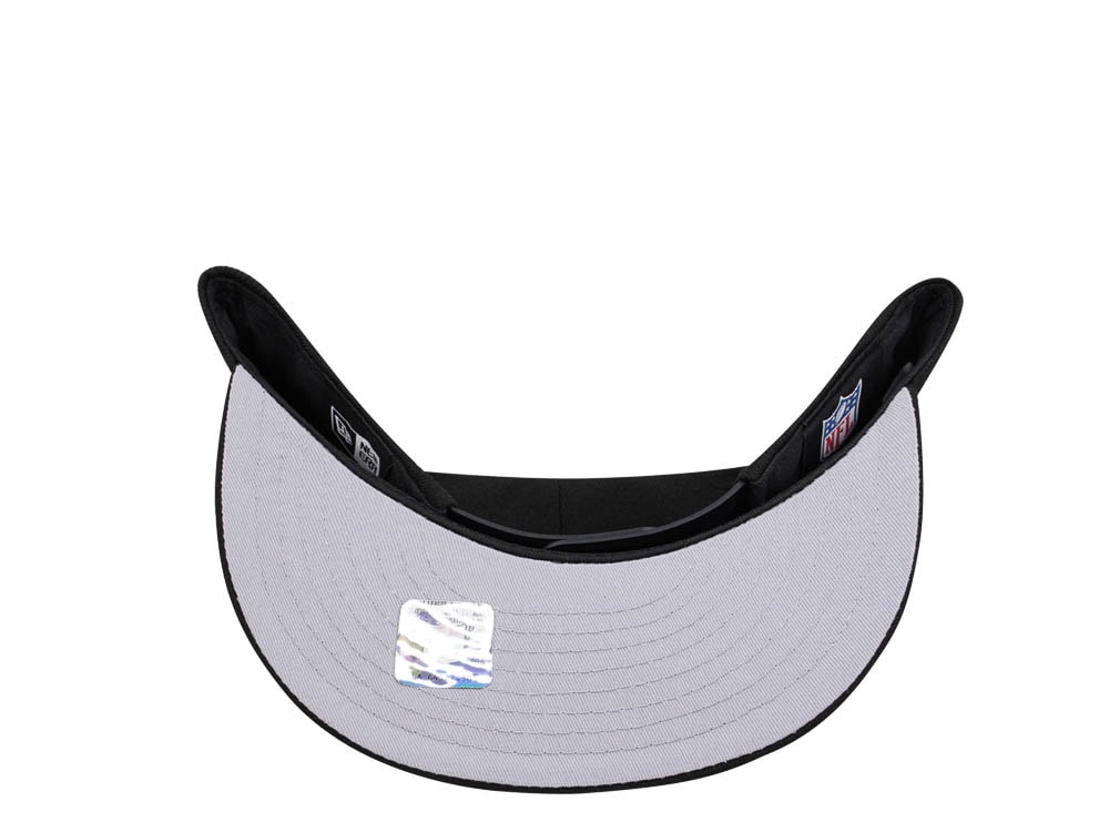 New Era Seattle Seahawks Black Blue Detail Edition 9Fifty Snapback Gorra