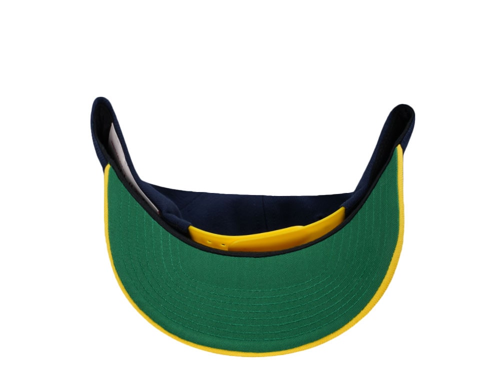 Mitchell & Ness Michigan Wolverines Pro Crown Fit Navy Snapback Gorra