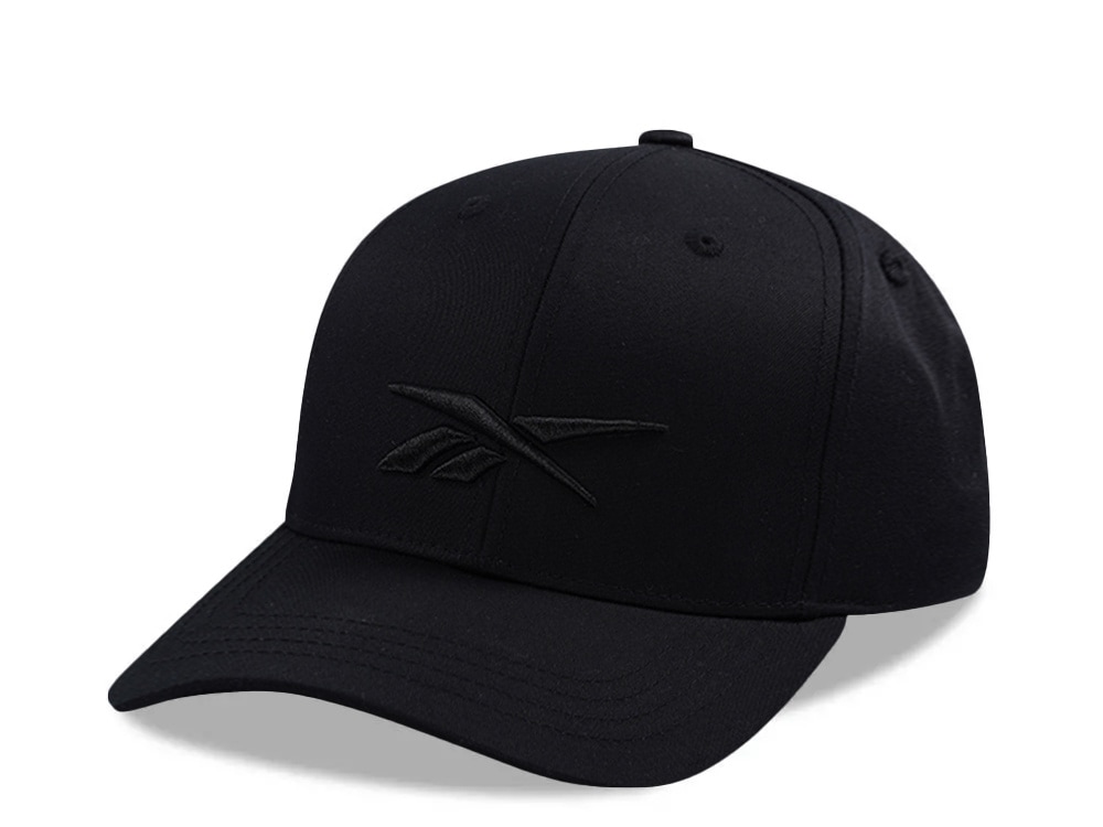 Reebok Logo Black Strapback Gorra