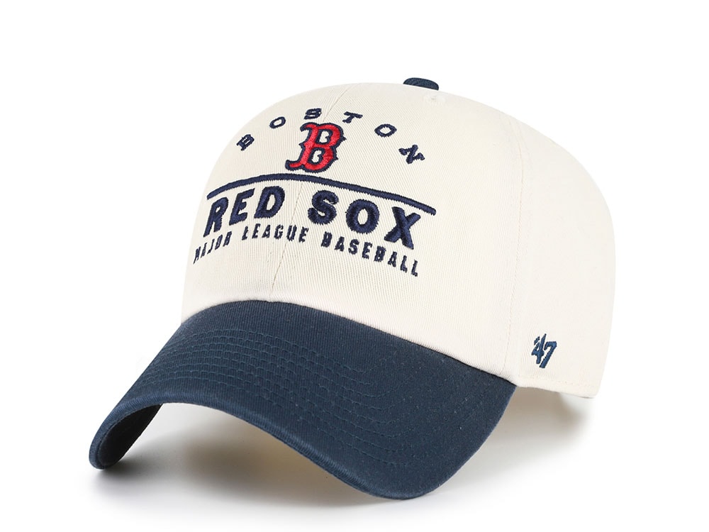 47 Brand Boston Red Sox Natural Clean Up Strapback Gorra