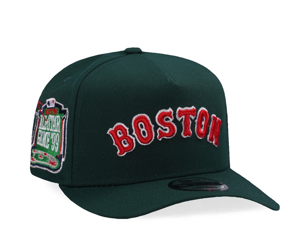 New Era Boston Red Sox All Star Game 1990 Dark Green Prime Edition 9Fifty A Frame Snapback Gorra