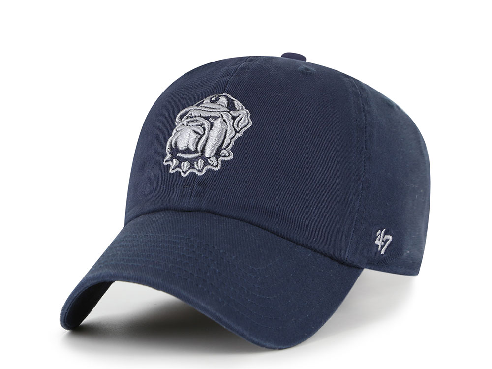 47 Brand Georgetown Hoyas Navy Clean Up Strapback Gorra