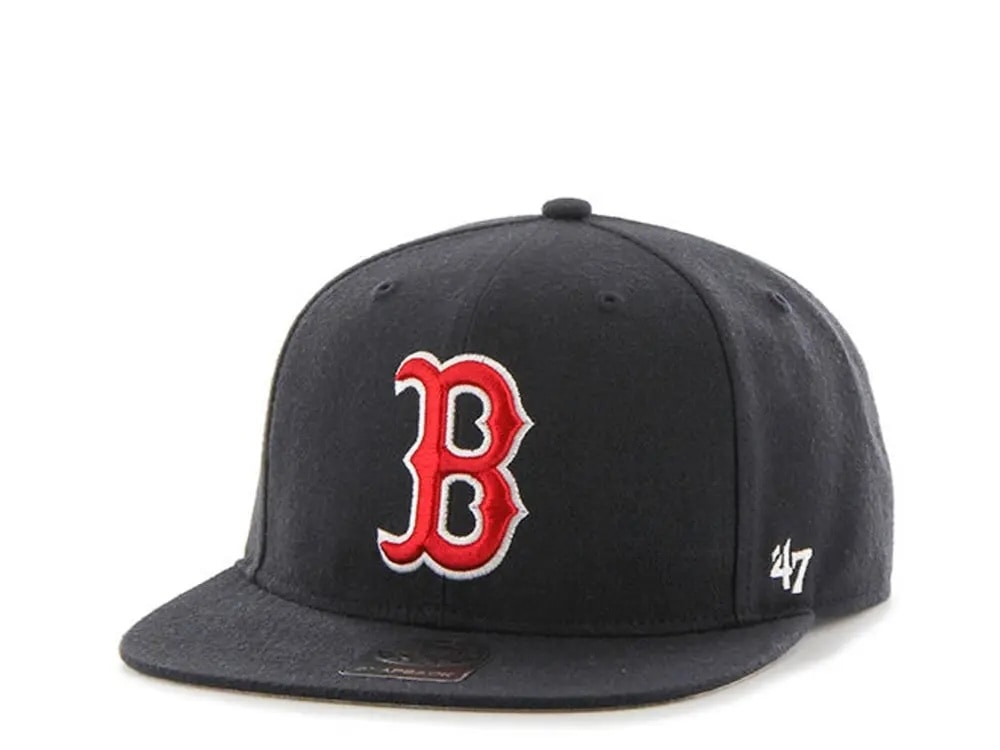 47brand Boston Red Sox No Shot Captain Snapback Gorra
