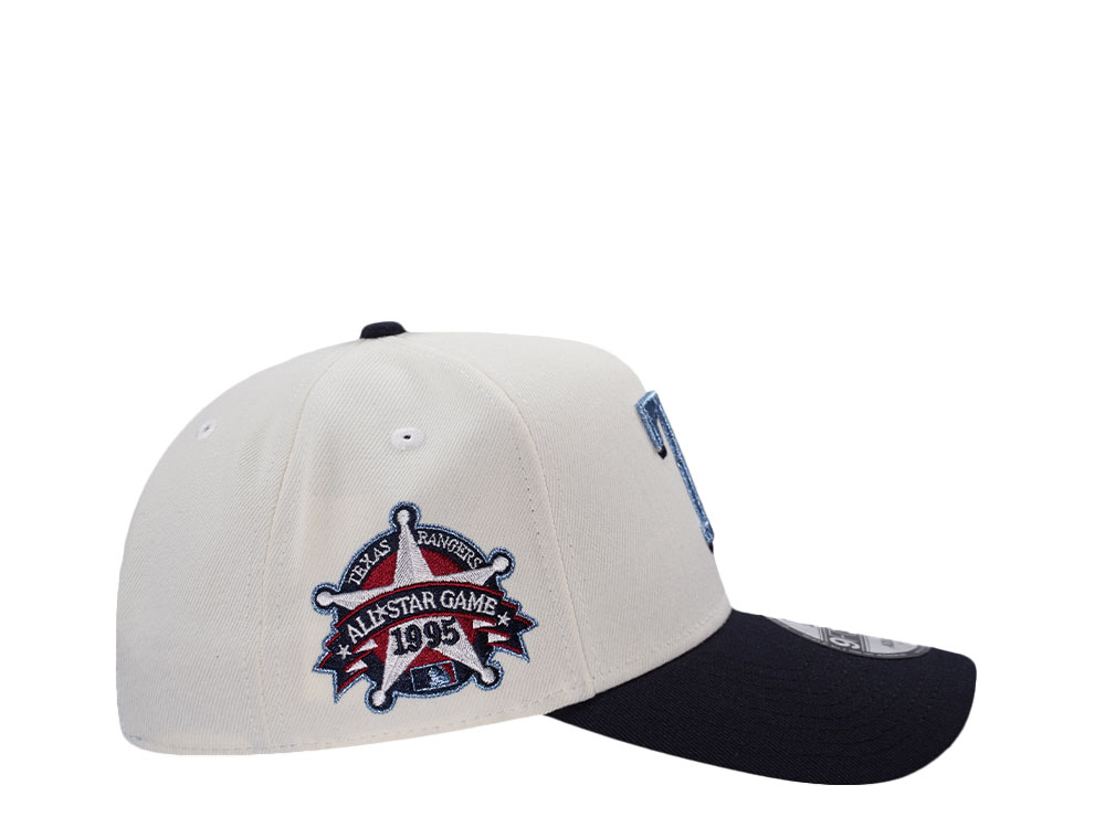 New Era Texas Rangers All Star Game 1995 Chrome Two Tone Edition 9Forty A Frame Snapback Gorra