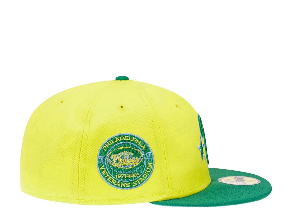 New Era Philadelphia Phillies Veterans Stadium Golden Goal Edition 59Fifty Fitted Gorra