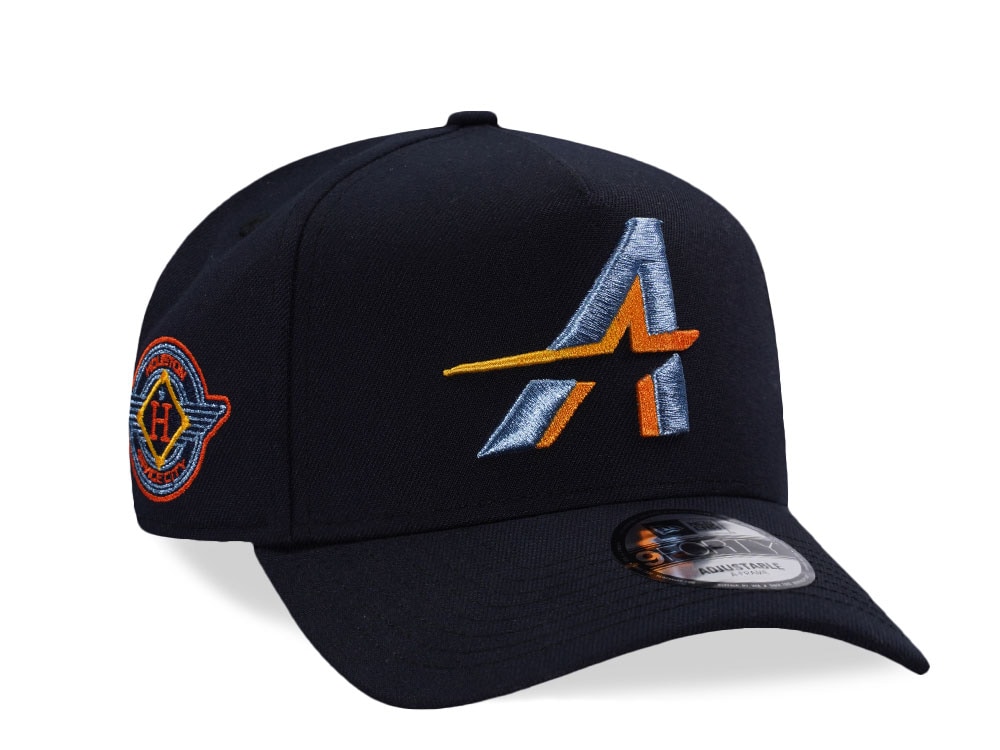 New Era Houston Astros Space City Navy Prime Edition 9Forty A Frame Snapback Gorra