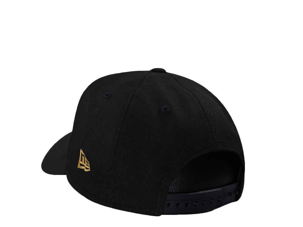New Era New Orleans Saints 30th Anniversary Black Prime Edition 9Forty A Frame Snapback Gorra