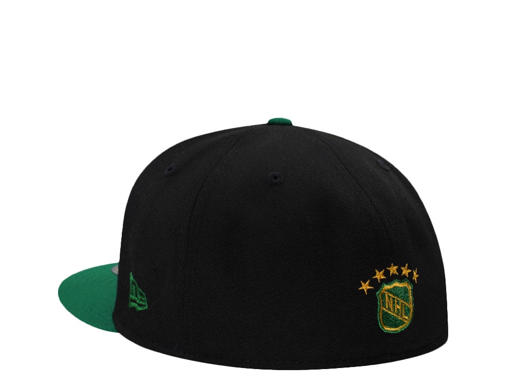 New Era Minnesota North Stars 25th Anniversary Black Two Tone Edition 59Fifty Fitted Gorra