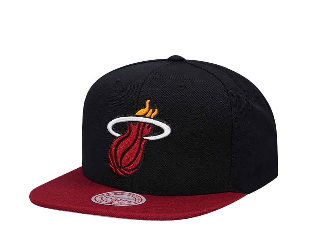 Mitchell & Ness Miami Heat Team Two Tone 2.0 Snapback Gorra