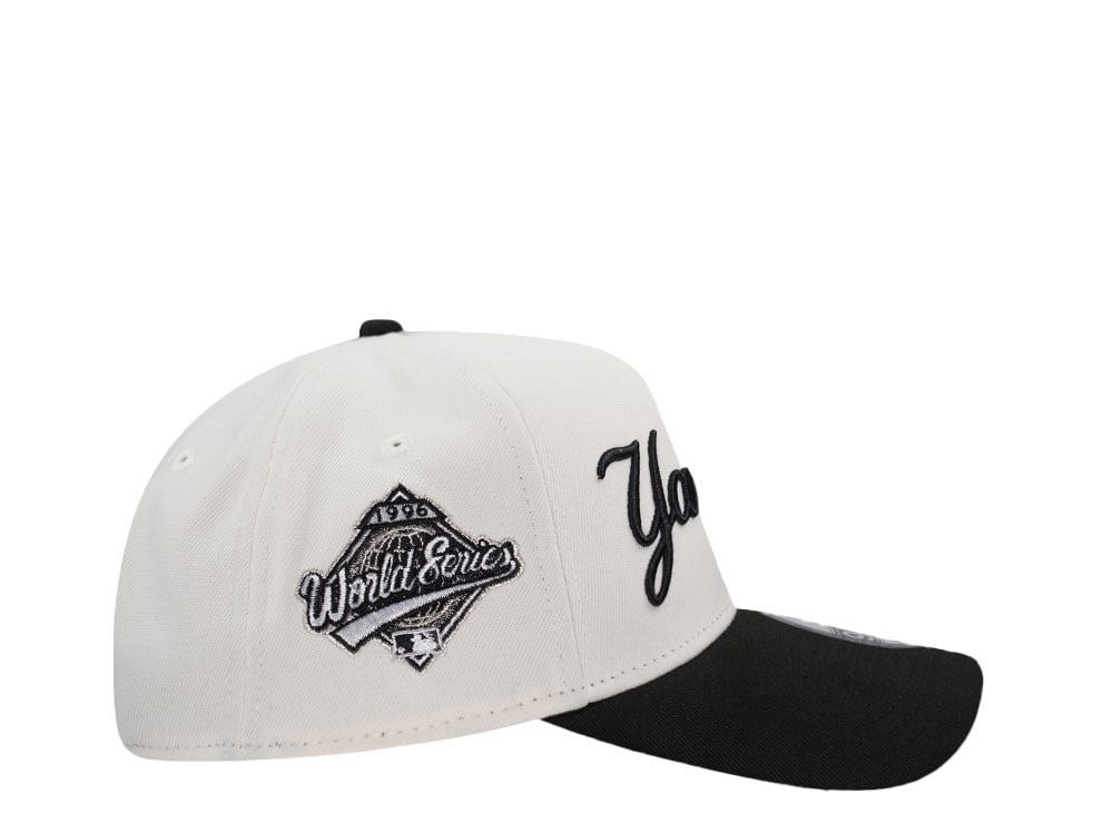 New Era New York Yankees World Series 1996 Script Chrome Two Tone Edition 9Forty A Frame Snapback Gorra