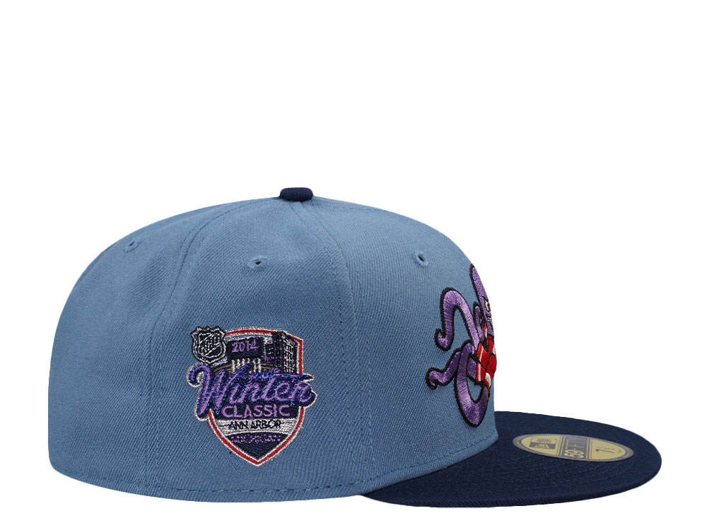 New Era Detroit Red Wings Winter Classic 2014 Al Blue Two Tone Edition 59Fifty Fitted Gorra