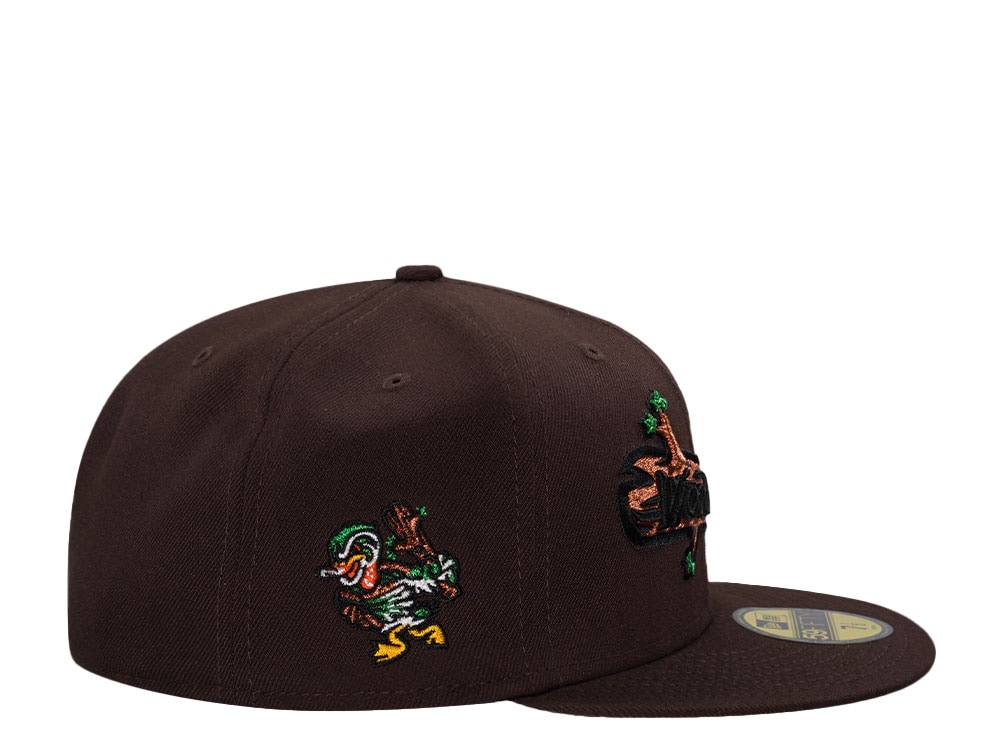 New Era Down East Wood Ducks Brown Prime Edition 59Fifty Fitted Gorra