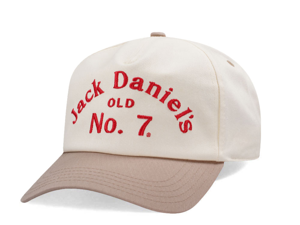 American Needle Jack Daniels Roscoe Ivory Snapback Gorra