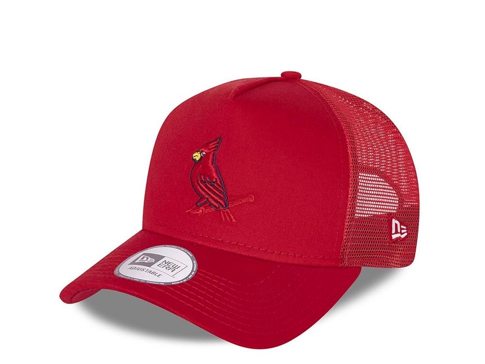 New Era St. Louis Cardinals Elemental Red A Frame Trucker Snapback Gorra