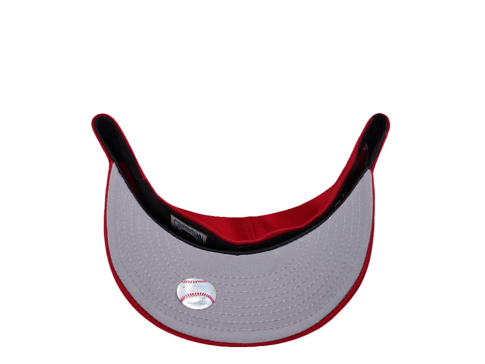 New Era New York Yankees World Series 1999 Scarlet Prime Edition 59Fifty Pre Curved Fitted Gorra