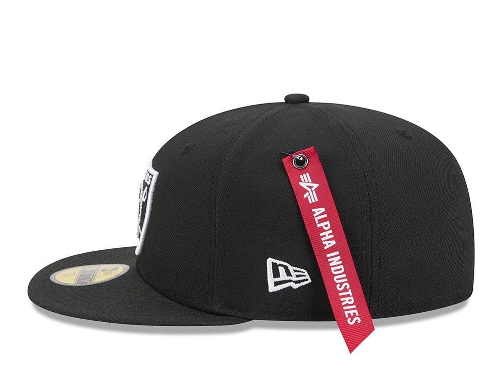 New Era Alpha Industries Las Vegas Raiders Navy Prime Edition 59Fifty Fitted Gorra