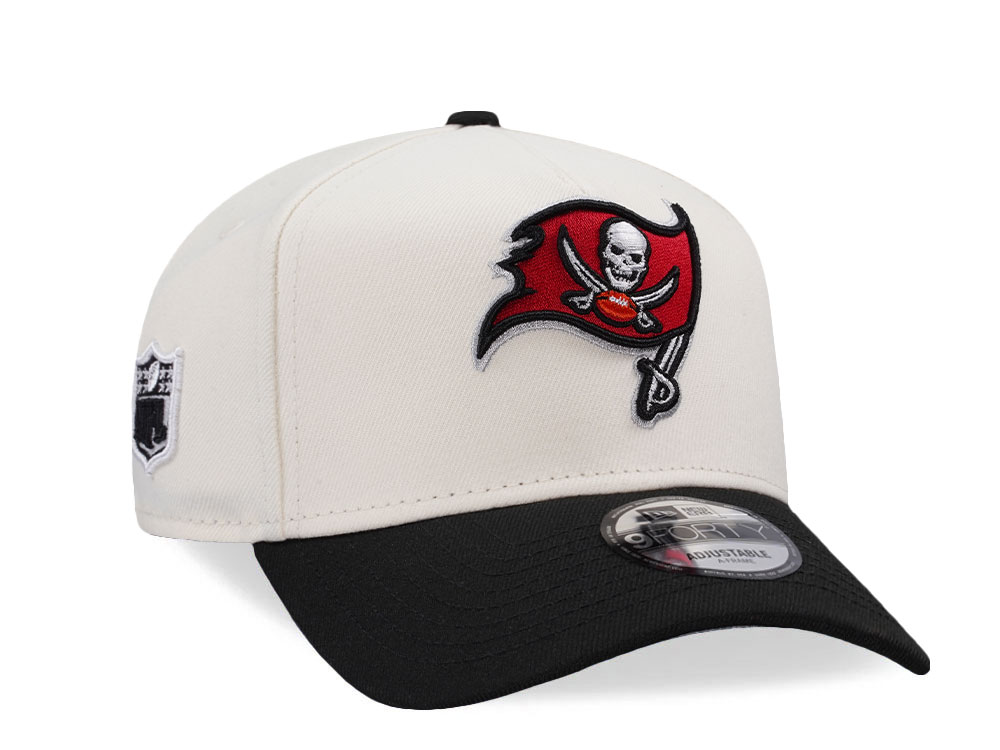 New Era Tampa Bay Buccaneers Classic Chrome Two Tone Edition 9Forty A Frame Snapback Gorra
