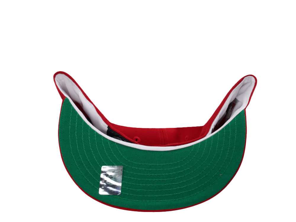 New Era Detroit Red Wings 100th Anniversary Scarlet Farewell Edition 59Fifty Fitted Gorra