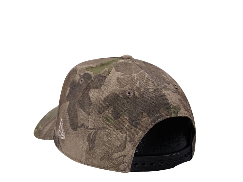 New Era Baltimore Orioles Leaf Camo Copper 9Forty A Frame Snapback Gorra