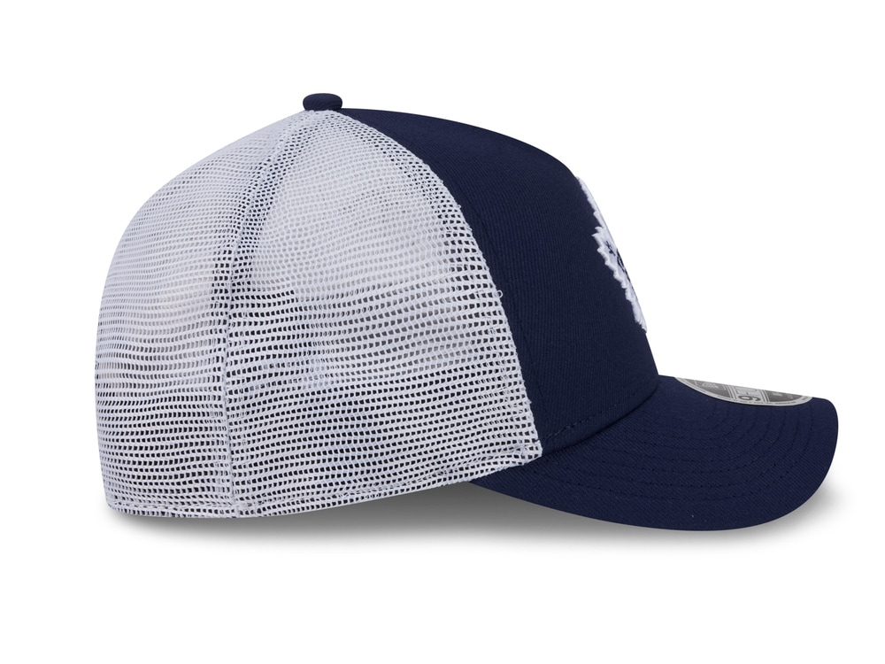 New Era Toronto Maple Leafs Official Team Color Edition 9Forty M Crown A Frame Trucker Snapback Gorra