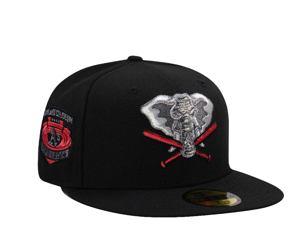 New Era Oakland Athletics Coliseum Black Prime Edition 59Fifty Fitted Gorra