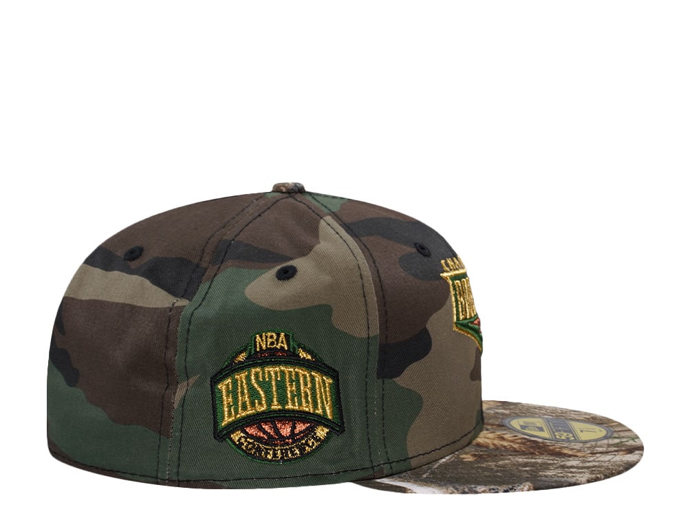 New Era Charlotte Bobcats Camo Two Tone Edition 59Fifty Fitted Gorra