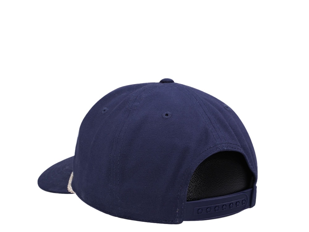 American Needle Old Style Canvas Cappy Navy Casual Snapback Gorra