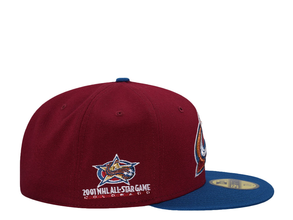 New Era Colorado Avalanche All Star Game 2001 Two Tone Prime Edition 59Fifty Fitted Gorra