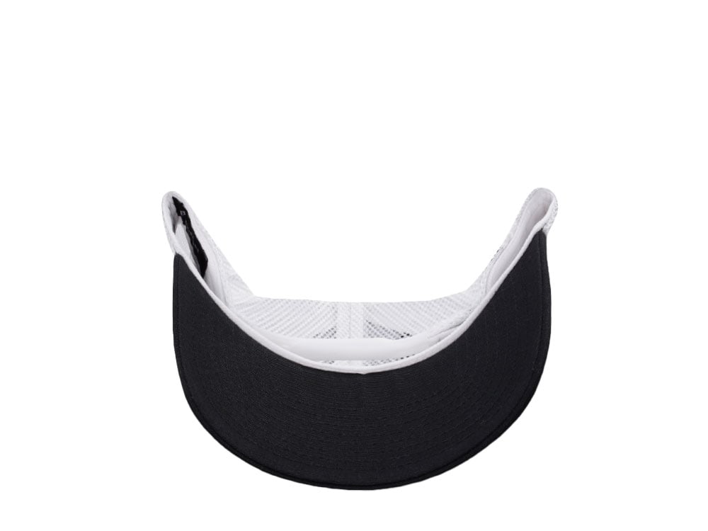 Brixton MFG Co Black and White Trucker Snapback Gorra