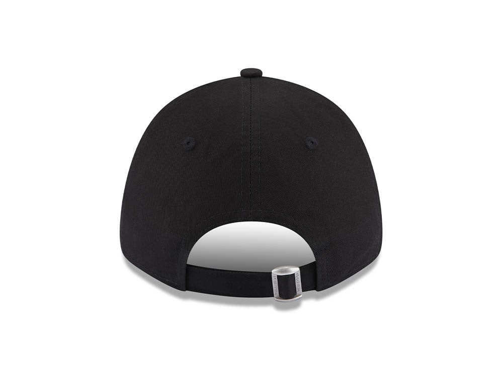 New Era New York Yankees Metallic Logo Black Womens 9Forty Snapback Gorra