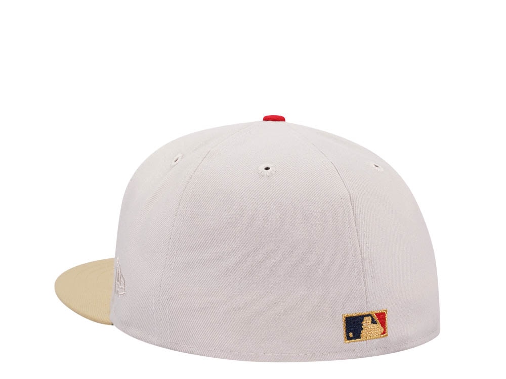 New Era Minnesota Twins 50th Season Stone Gold Two Tone Edition 59Fifty Fitted Gorra