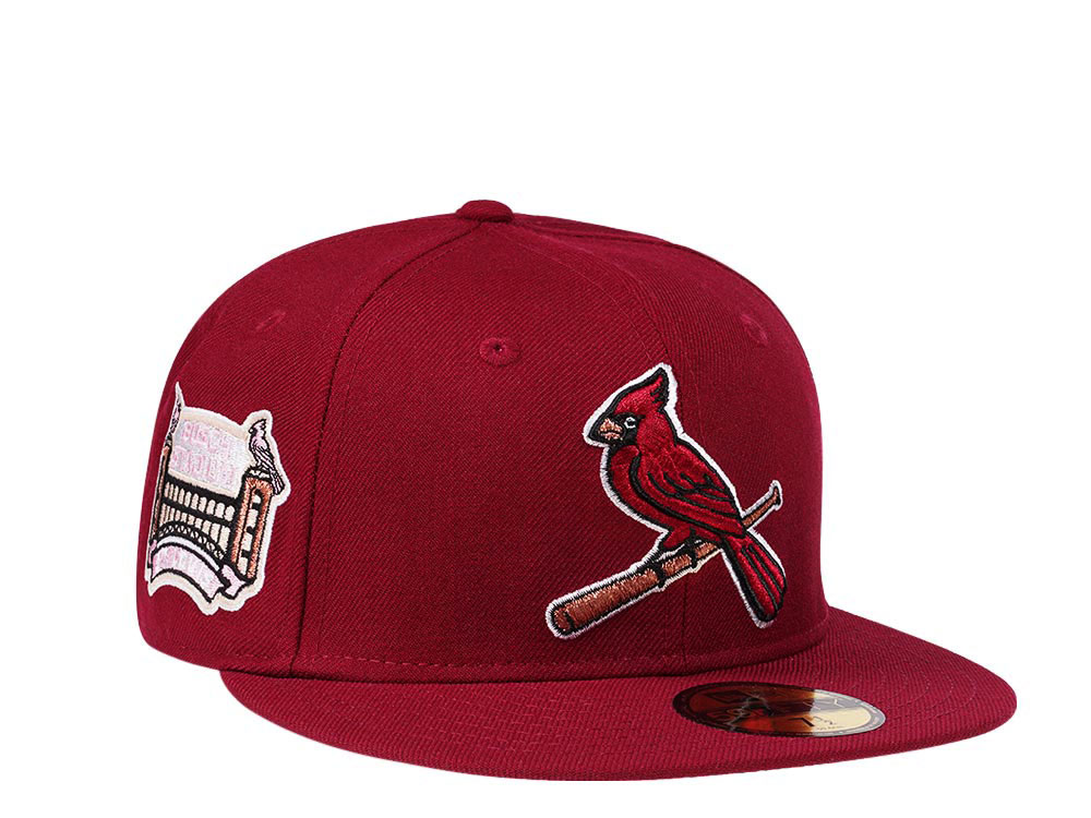 New Era St. Louis Cardinals Bush Stadium Smooth Red and Pink Edition 59Fifty Fitted Gorra