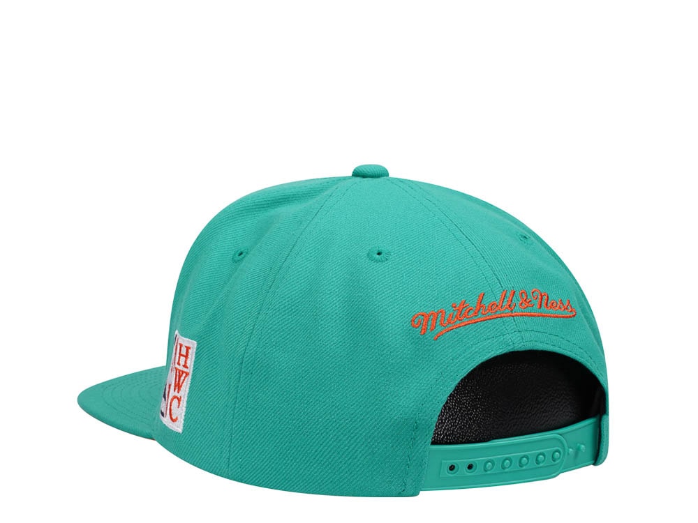 Mitchell & Ness San Antonio Spurs Desert Green Hardwood Classic All Star Weekend Snapback Gorra