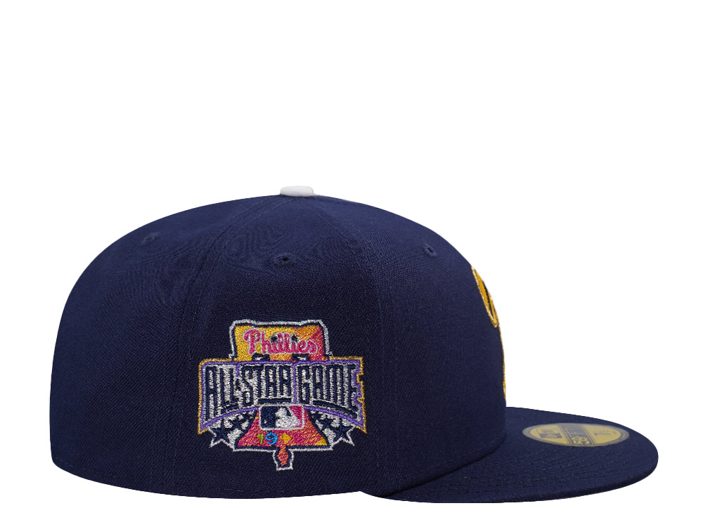 New Era Philadelphia Phillies All Star Game 1996 Blue Light Navy Prime Edition 59Fifty Fitted Gorra