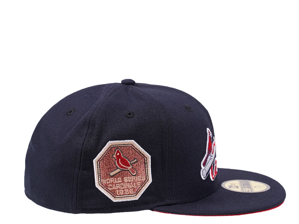 New Era St. Louis Cardinals World Series 1926 Navy and Red Edition 59Fifty Fitted Gorra