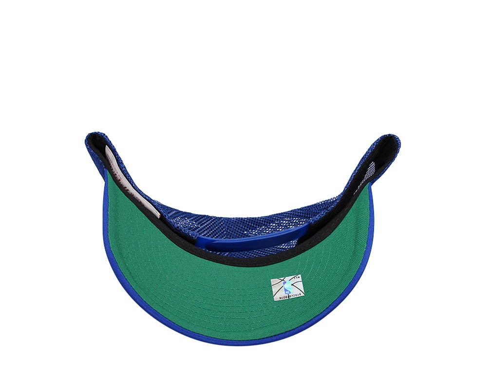Mitchell & Ness Dallas Mavericks Blue Billboard Trucker Snapback Gorra