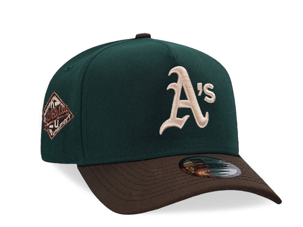 New Era Oakland Athletics 25th Anniversary Dark Green Two Tone 9Forty A Frame Snapback Gorra