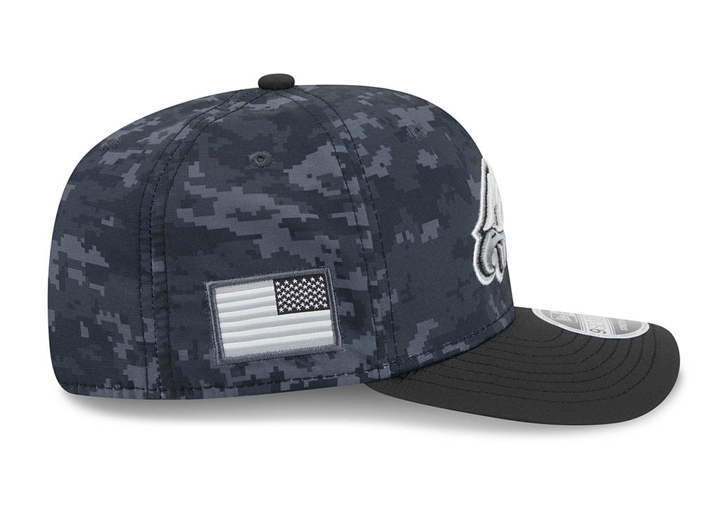 New Era Philadelphia Eagles NFL Salute to Service 2026 Digi Camo Black 9Seventy Stretch Snapback Gorra