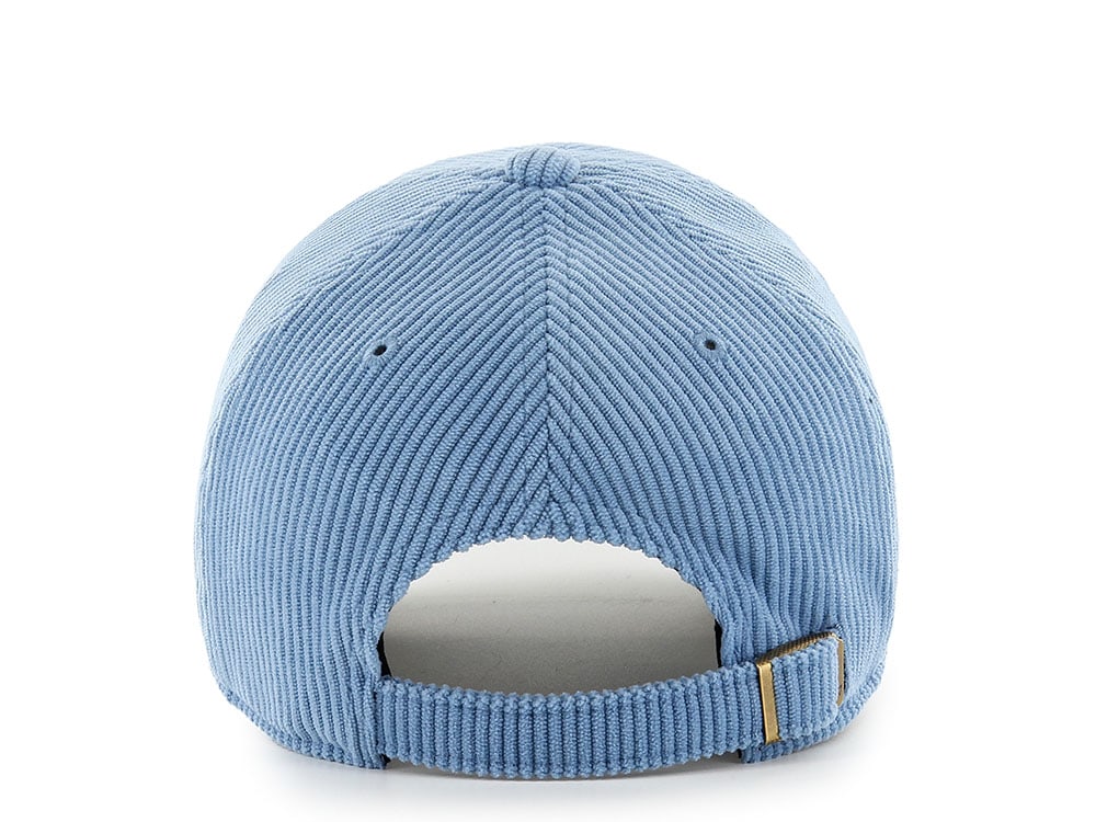 47 Brand New York Yankees Corduroy Montego Blue Base Runner Clean Up Strapback Gorra
