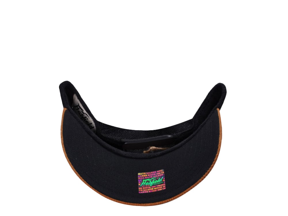 Hatfield Classic Original Black Brown Trucker Snapback Gorra