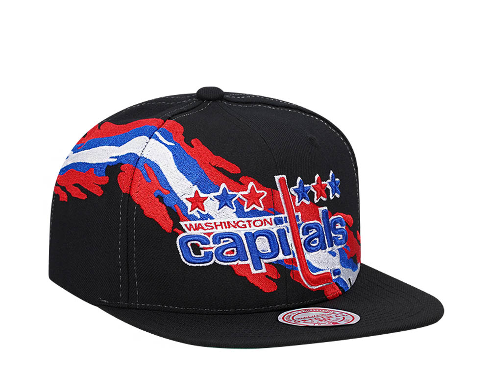 Mitchell & Ness Washington Capitals Vintage Paintbrush Snapback Gorra